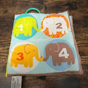 Earlyears Counting Cloth Baby‎ Book with Ring Attachment